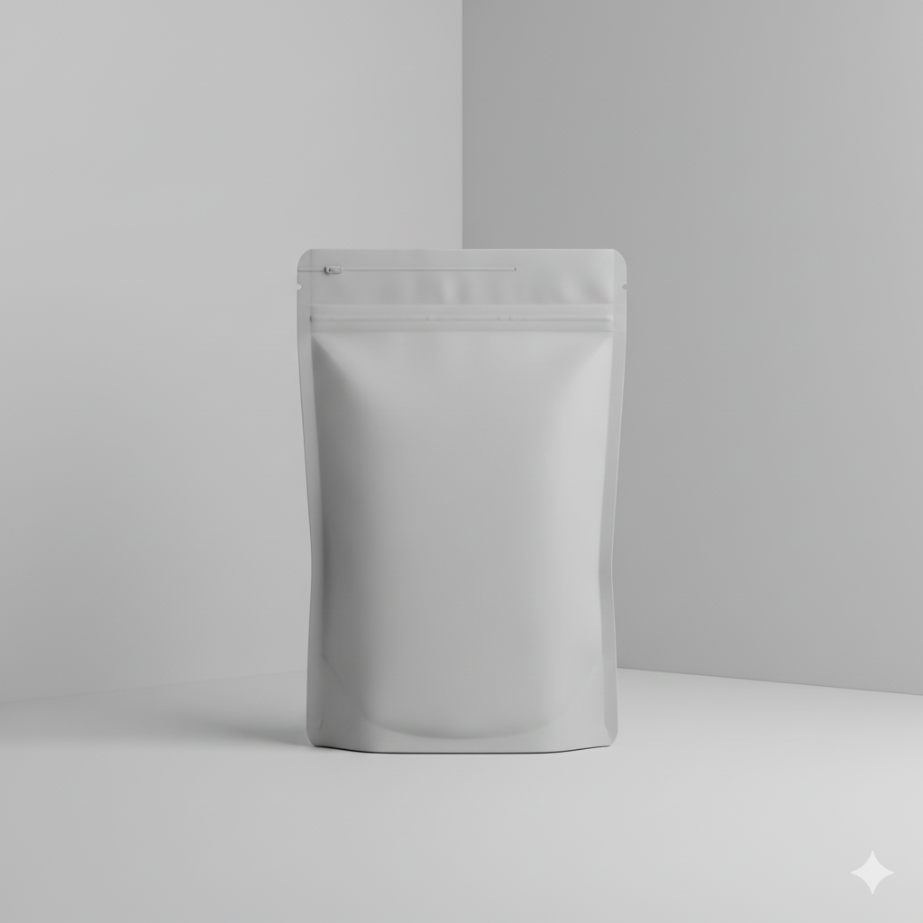 Matt Finish Flat Bottom with Pocket Zipper (125 Mic)