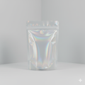 Transparent Holographic Zip Lock - 3 Side Seal Pouch (60 Mic)