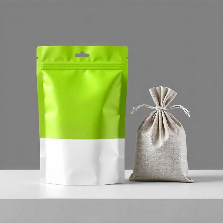 Standup Pouch White With Window